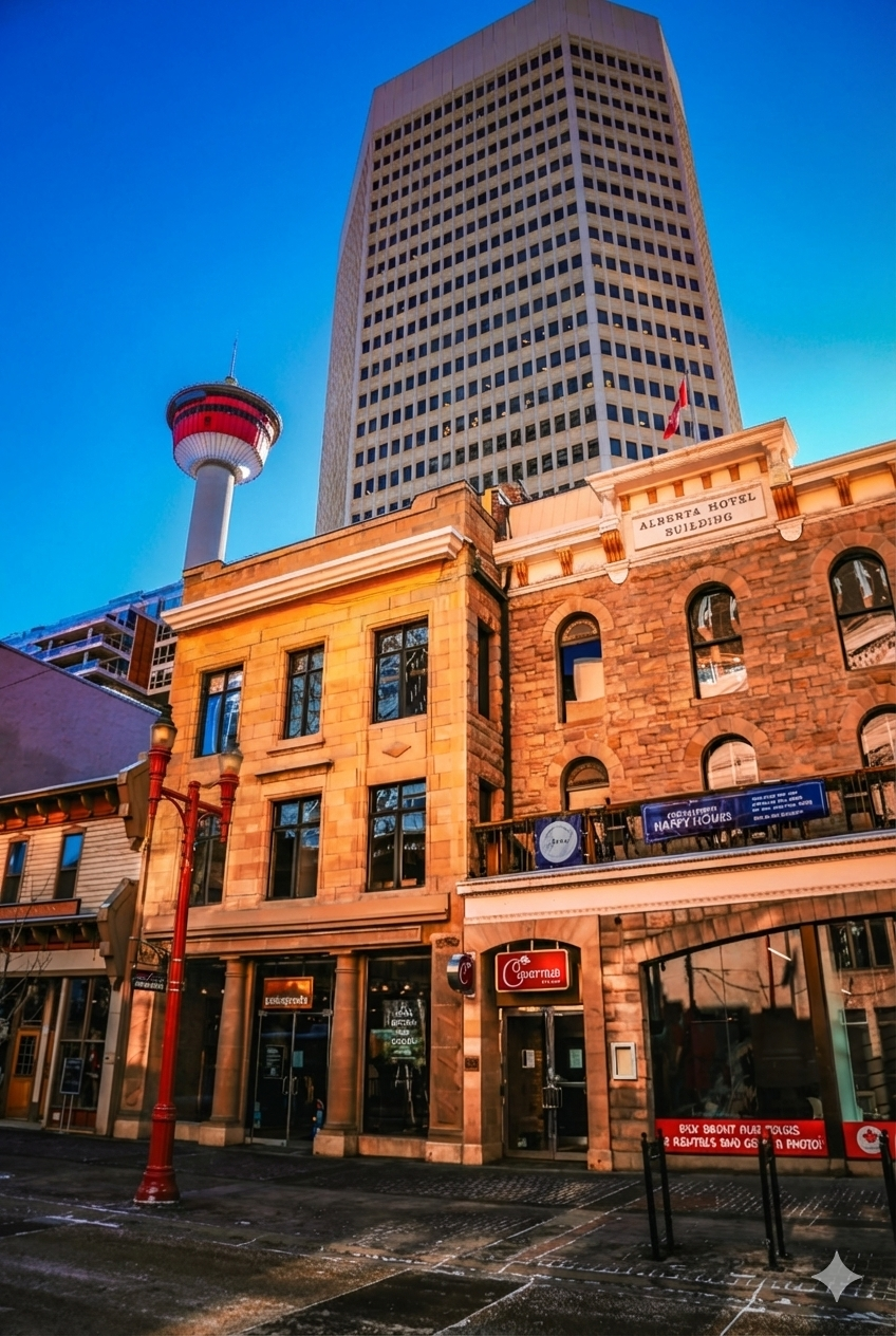 CavernUs downtown location map on Stephen Avenue